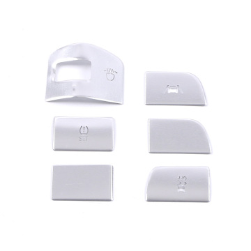 Aluminum Alloy Interior Accessories for Hyundai 2021 Elantra - Headlight Adjustment Button Sticker Decoration" 

However, for a search engine title, we might want it to be more concise and keyword-rich:

"Hyundai Elantra 2021 Aluminum Interior Accents - H
