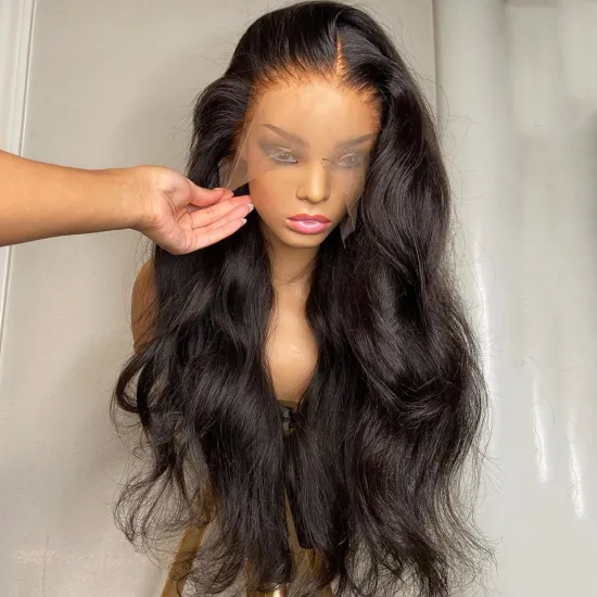 Cheap Body Wave Raw Brazilian Virgin Cuticle Aligned Human Hair Hd Full Lace Front Wig Lace Frontal Closure Wig For Black Women