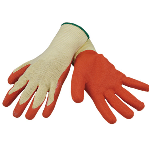 Gants de travail en coton blanc enduits de latex