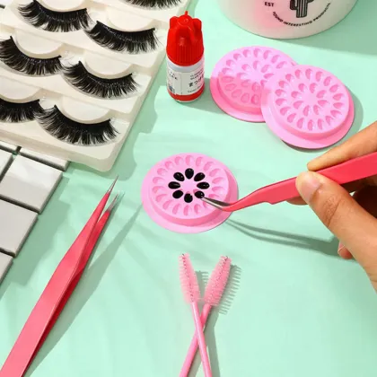 Adhesive Glue Pallet False Eyelash Extension Glue Holder