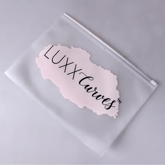 Customized Frosted EVA Plastic Ziplock Jewelry and Cosmetic Bags