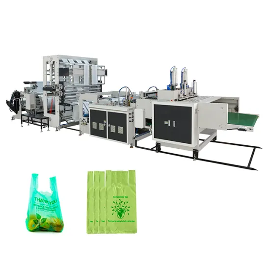 High-Speed Vest, T-Shirt, and Biodegradable Bag Production Machines for Sustainable Manufacturing