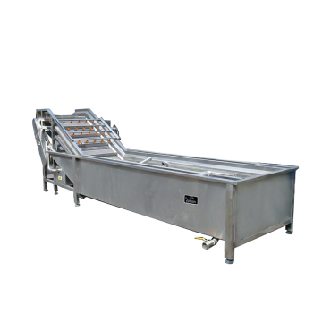 Automatic Air Bubble Brush Washing Machine for Fruit and Shrimp Cleaning