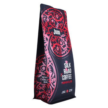 Fashion Laminated Black Coffee Bags Wholesale