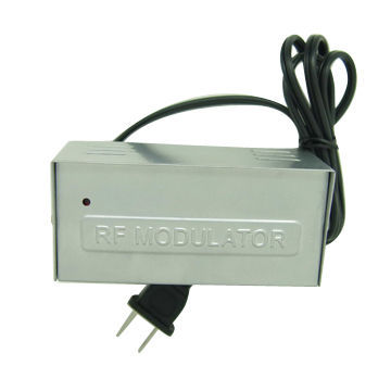 21 to 31-ch RF Modulator with 95 to 250V Voltage and 3RCA A/V Input, Customized DC Plug