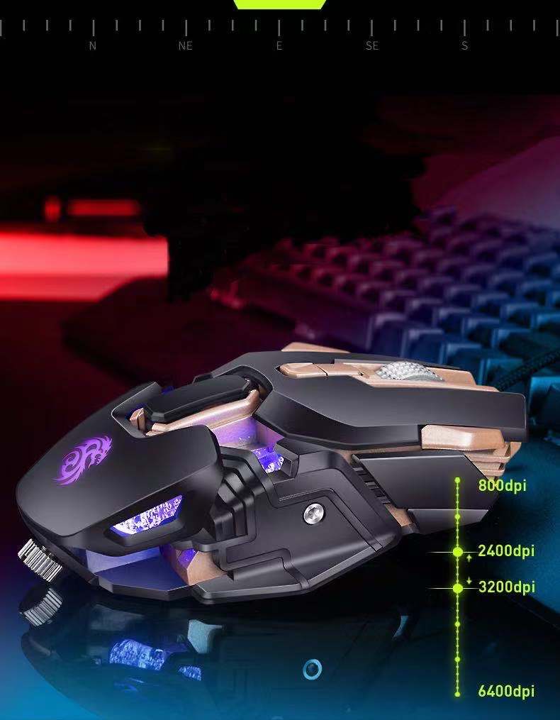 LED-Gaming-Maus 11Color RGB