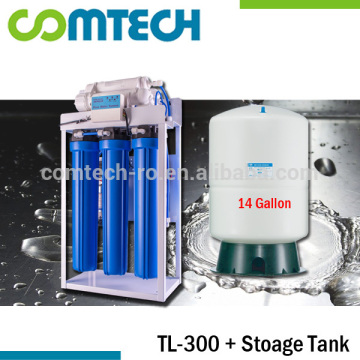 300 GPD Commercial Revese Osmosis Water Purifier RO Filtration with Big Capacity Pure Aqua Tank