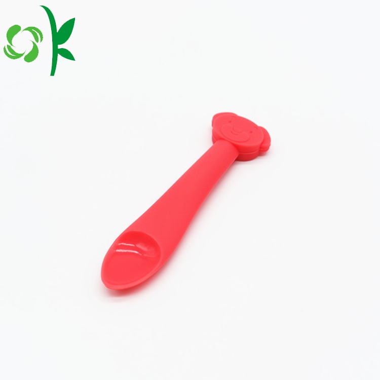 Silicone Baby Spoon Reusable Soft Feeding Training Spoon