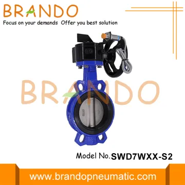Signal Wheel Wafer Butterfly Valve With Proximity Switch