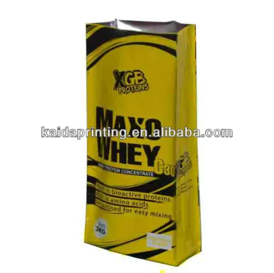 packaging plastic pouch for protein powder or milk powder packaging,good barrier