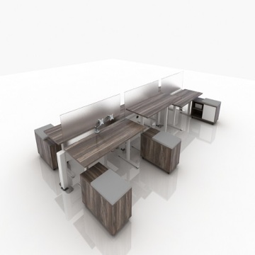 Electric adjustable height desk melamine desk