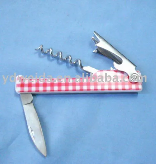 plastic handle pocket knife