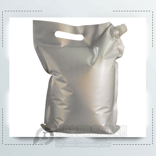 aluminium oil pouch with handle