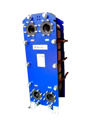 Heat exchanger for water oil cooling