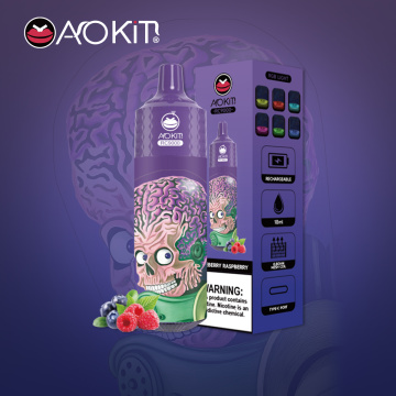 Aokit RC9000Puffs RGB Light mesh coil disposable vape