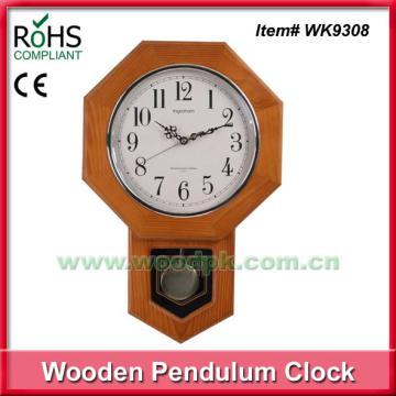Gifts & promotional item quartz wood pendulum clock high quality clock