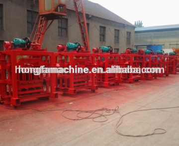 small QTJ4-40B2 manual concrete hollow block machine for sale , Africa concrete brick making machine