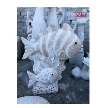 Handcrafted Outdoor Granite Sculpture: Natural Stone Artwork