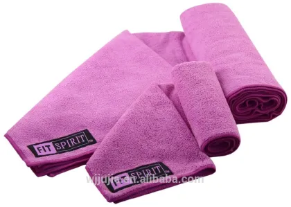 Wholesale customized yoga mat towel,non slip microfiber yoga towel