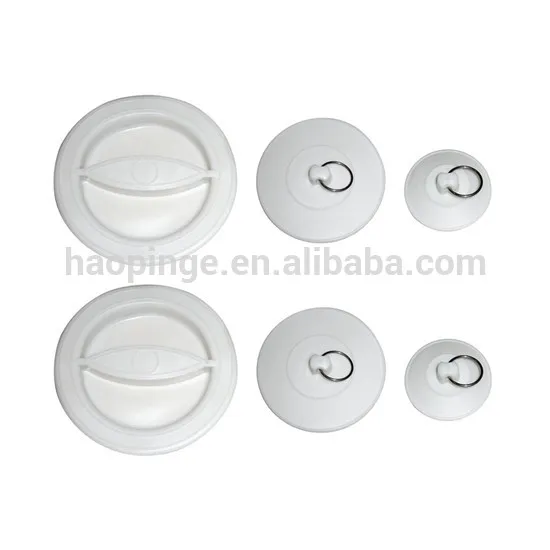 Plastic tub drain stopper bath strainer