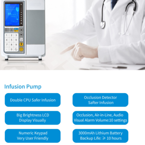 Medical Equipment Infusion Pump Medical Device Medical equipment Infusion pump Supplier