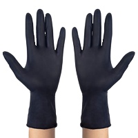 Résistance chimique Latex Gants de nitrile sans