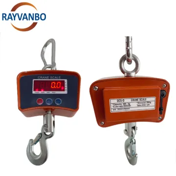 Accurate Weight Smart Portable Electric Crane Scales for Hanging Tools: 1T, 2T, 3T, 5T Options