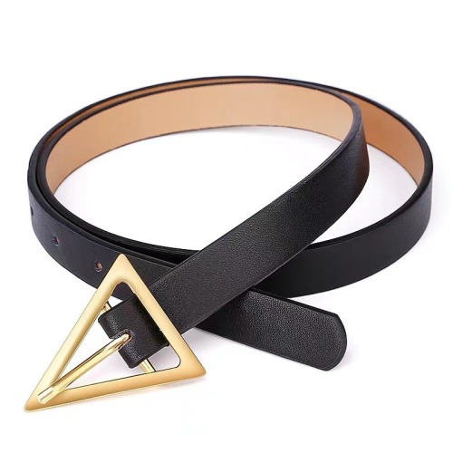 Trendy Women's Leather Waist Belt