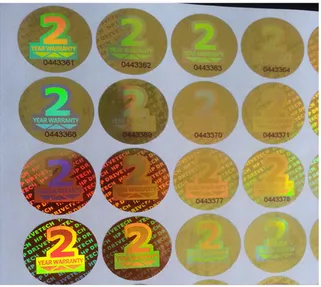 Adhesive sticker security custom laser 3d hologram sticker