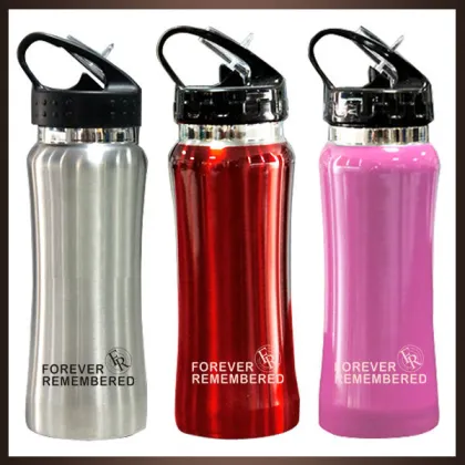 Promotion eco friendly sport outdoor hydro flask wide mouth straw lid