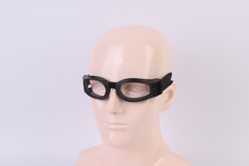 Collapsible elastic band goggles