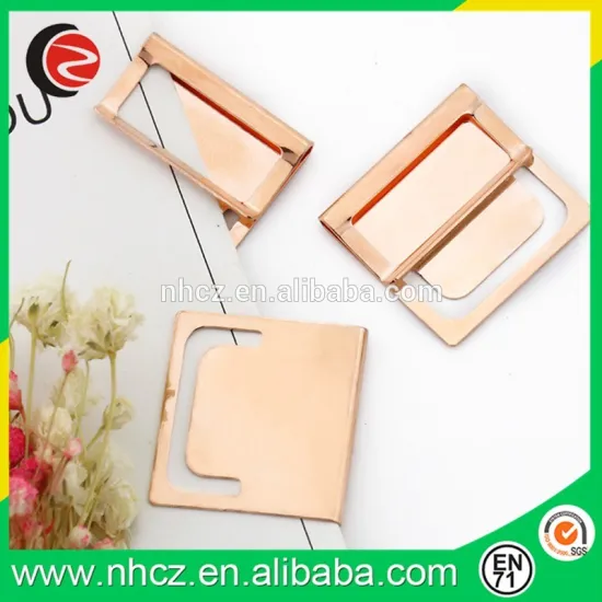 Rose Gold Metal Square Clip