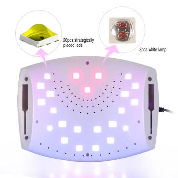2022 New SUN PRO 48W Wireless Dual Light Rechargeable LED Gel Nail Dryer