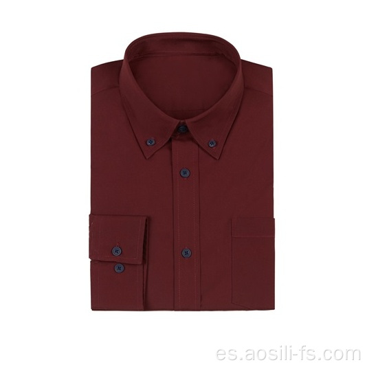 BIG SALE Camisa tejida teñida liso para hombre