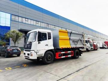 Dongfeng 4x2 hook lift arm refuse collection truck