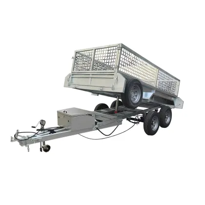 Farm Agricultural Cage Cargo Trailers for Trucks and Tractor Box Trailers