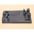 Iron tie plate for metro fastener