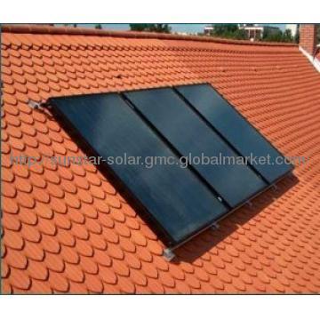 Flat panel solar collector  with solar keymark