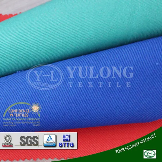 Yulong EN ISO 100% cotton fire resistant fabric supplier