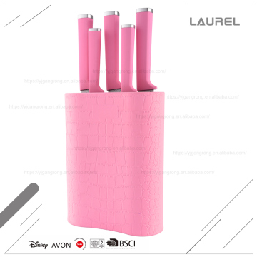 Professional Stainless Steel Meat PP handle kitchen chef knife set