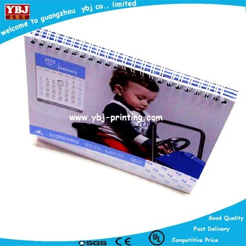 Folding Desk/table Calendar/ Sprial Executive Desk Calendar, High
