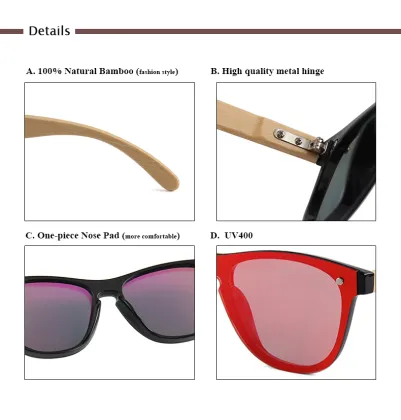 Wooden Sunglasses For Women Fashion Brand Glasses