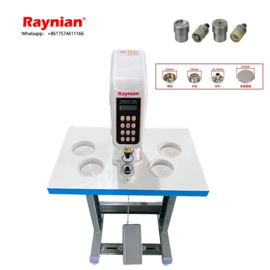 Button Servo Motor All-In-One Machine: Attaching Fasteners, Making Buttons & Eyelets - Purchase Machines for Button Production