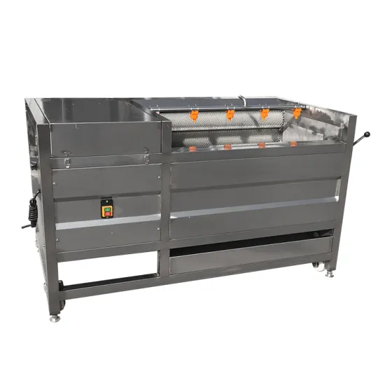 High Efficiency Drum Washing Machine for Potato, Carrot, and Other Vegetable Cleaning