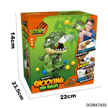 Soft Bullet Toy Gun for Dinosaur Target Shooting Games for Sale