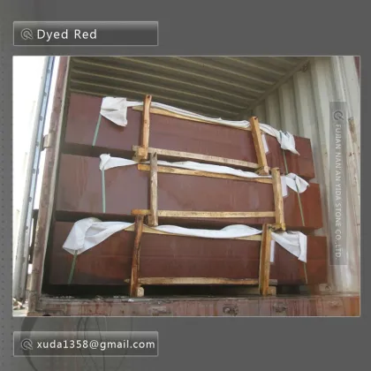 red dyed stone