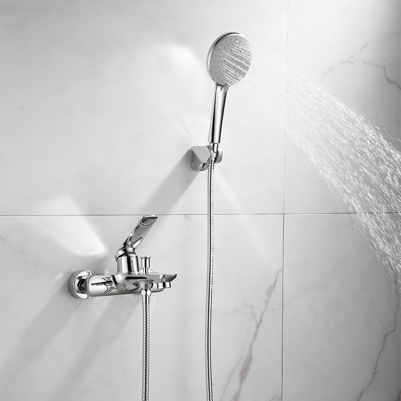 In Wall Mounted Bath Faucet