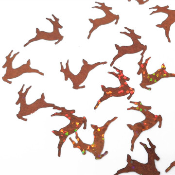Shimmering Christmas Deer: A Magical Glitter and Sequin Journey