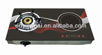 2013 hot sell gas stove with induction cooker