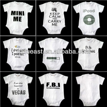 DIY Cotton soft handfeel baby clothes with any print